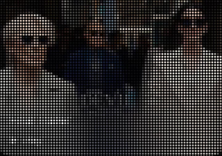 Dithered artwork for The Devil Wears Prada 2 trailer.